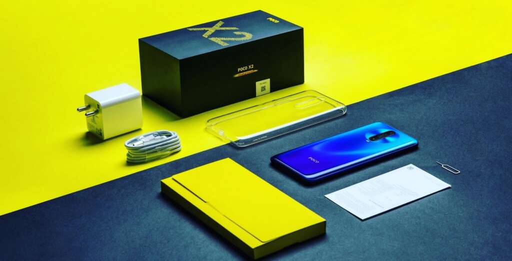 فتح علبة هاتف Xiaomi Poco X2