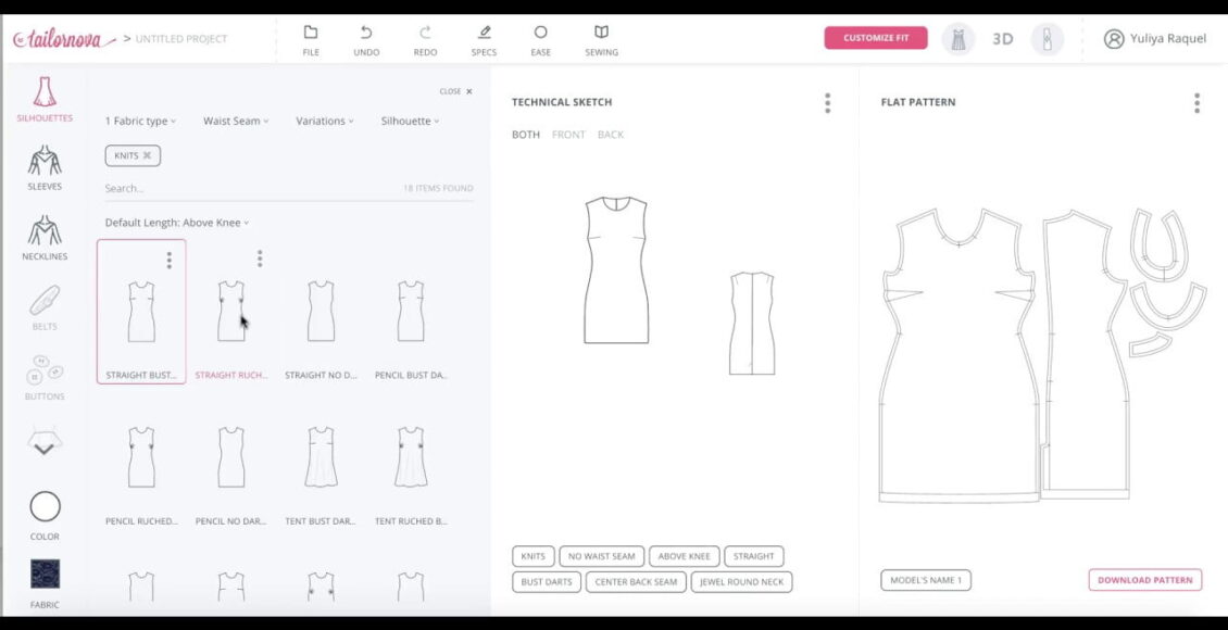 موقع تيلورنوفا يساعدكم في تصميم ملابس عبر الانترنت