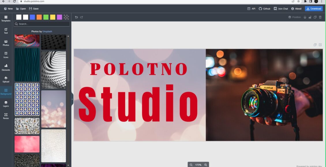موقع Polotno Studio أفضل محرر تصميم مجاني والبديل الأفضل ل Canva