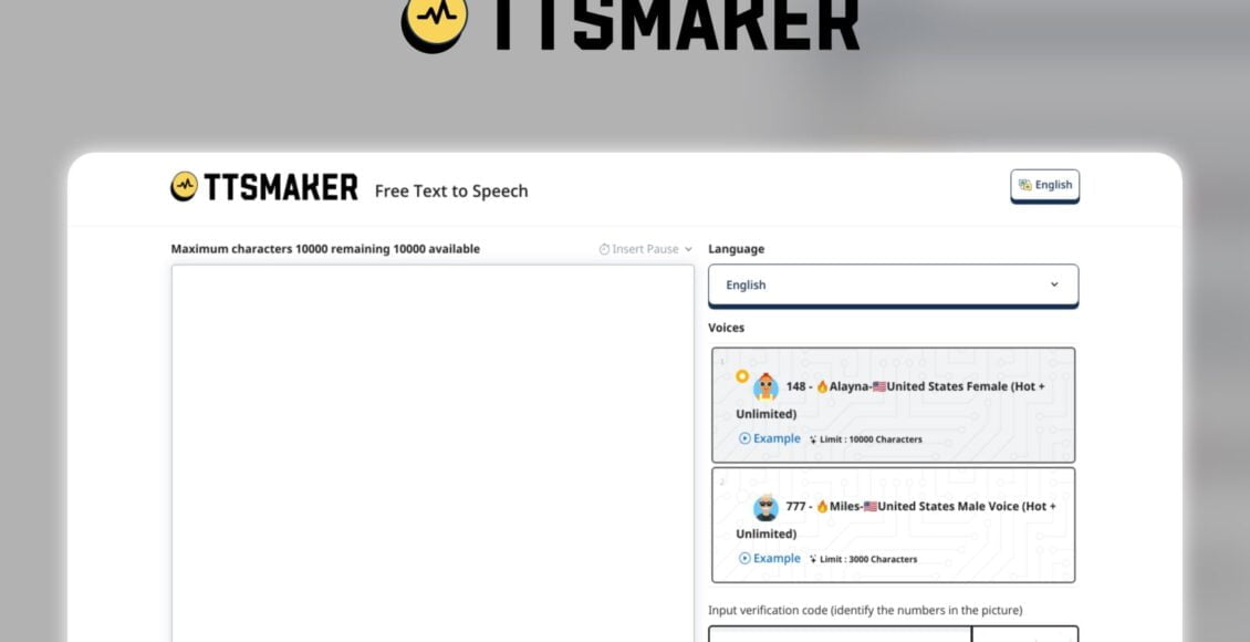 موقع TTSMaker أفضل موقع لتحويل النص إلى كلام بالذكاء الاصطناعي