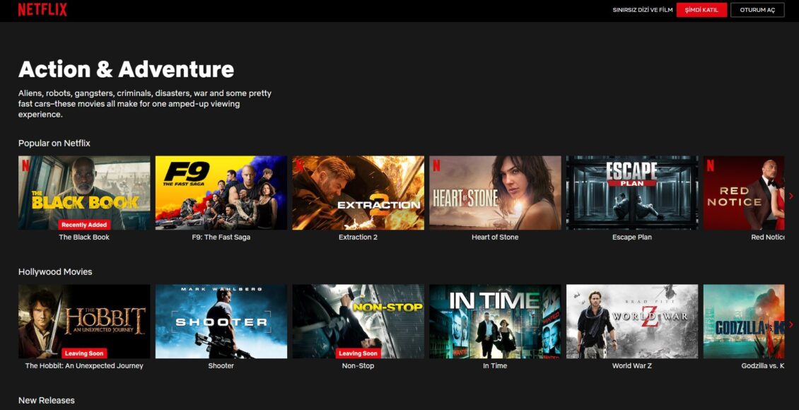 أفضل أفلام الأكشن نتفلكس Netflix Action 2023