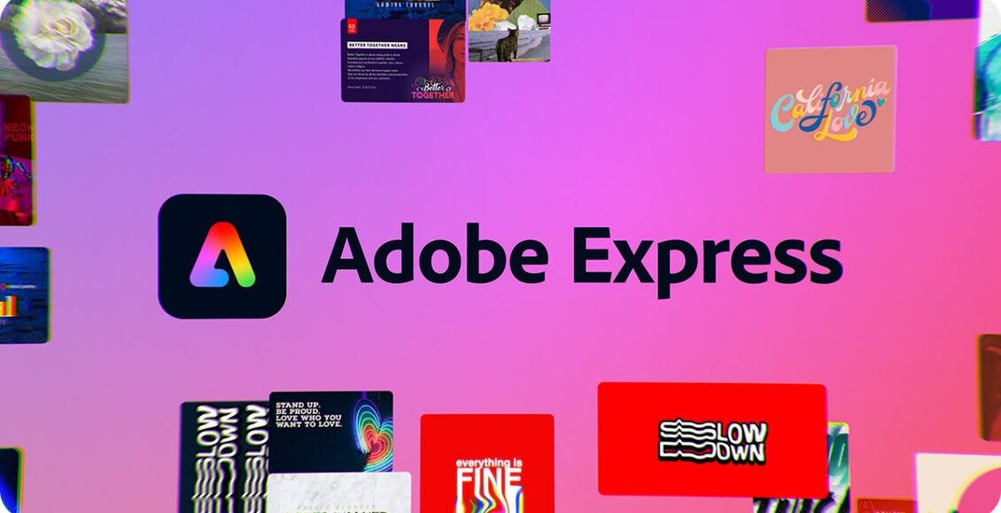 تطبيق Adobe Express أفضل تطبيق لتصميم محتوى على شبكات التواصل الاجتماعي