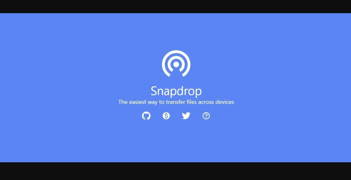 تطبيق Snapdrop أفضل تطبيق لمشاركة الملفات بسرعة فائقة