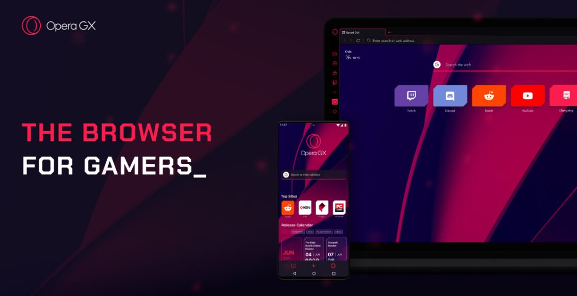 تطبيق أوبرا جي اكس Opera GX أفضل متصفح للألعاب