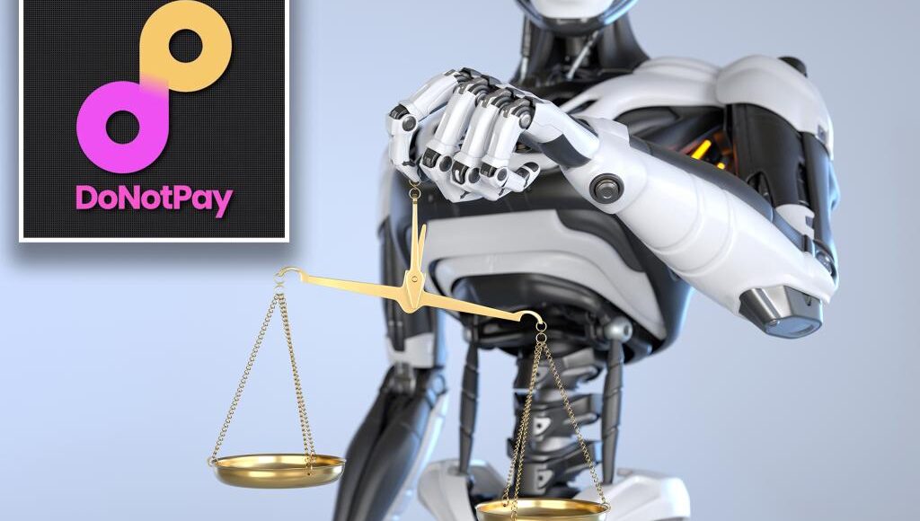 موقع DoNotPay أفضل موقع بالذكاء الاصطناعي للخدمات القانونية