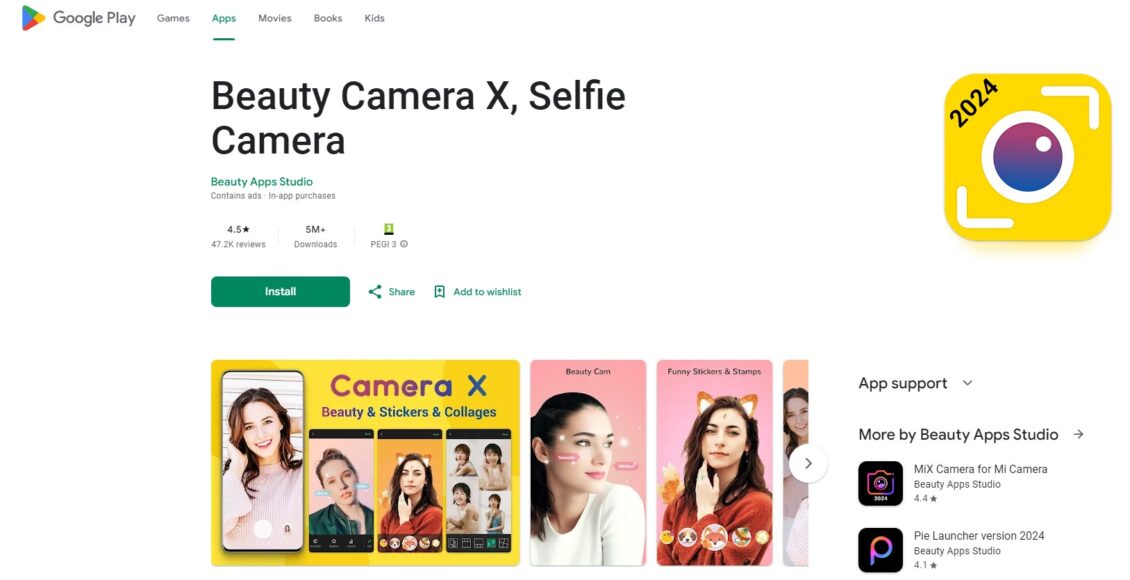 تطبيق Beauty Camera X